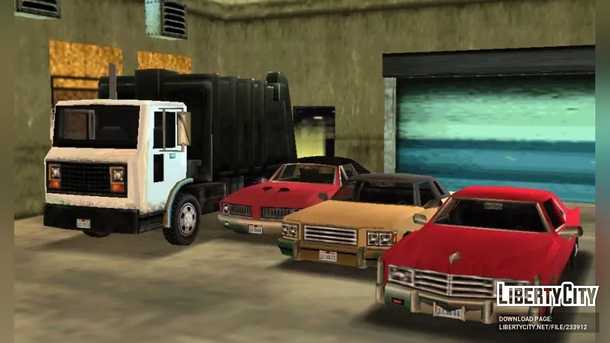 17 сохранений с уникальным транспортом / GTA Liberty City Stories