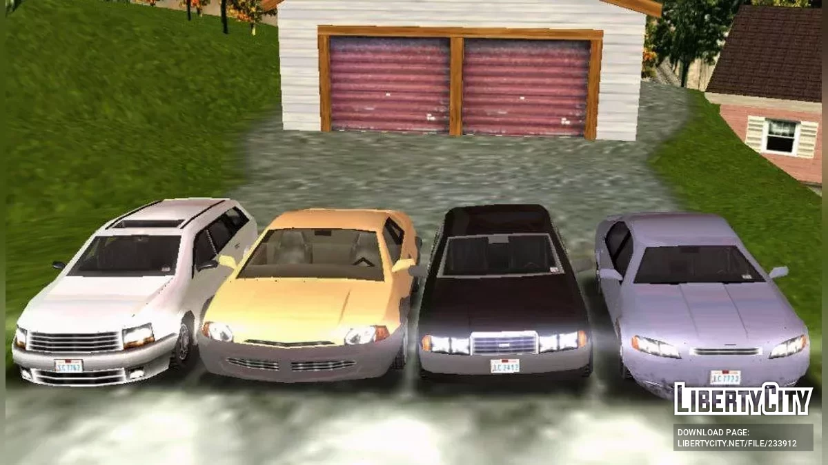 17 сохранений с уникальным транспортом / GTA Liberty City Stories