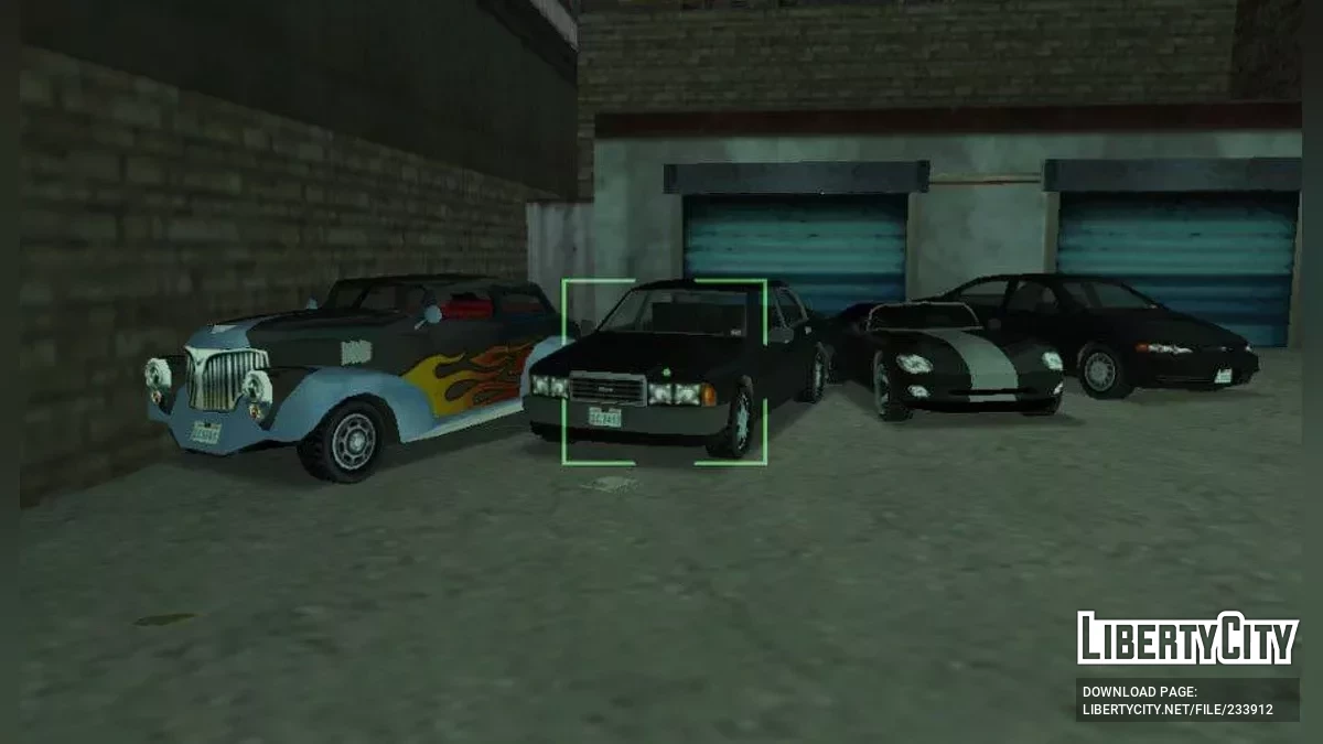 17 сохранений с уникальным транспортом / GTA Liberty City Stories