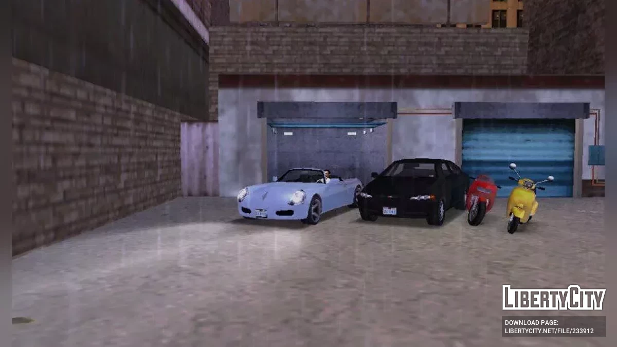 17 сохранений с уникальным транспортом / GTA Liberty City Stories