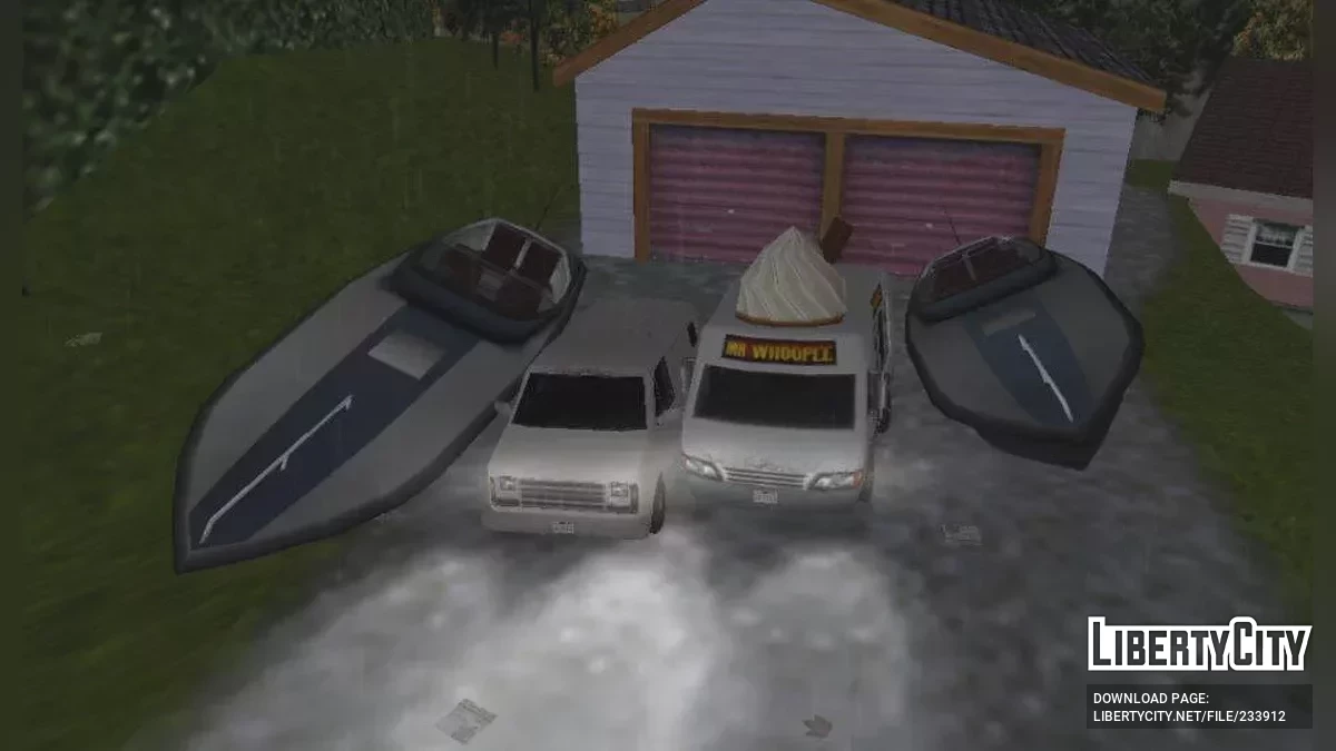 17 сохранений с уникальным транспортом / GTA Liberty City Stories