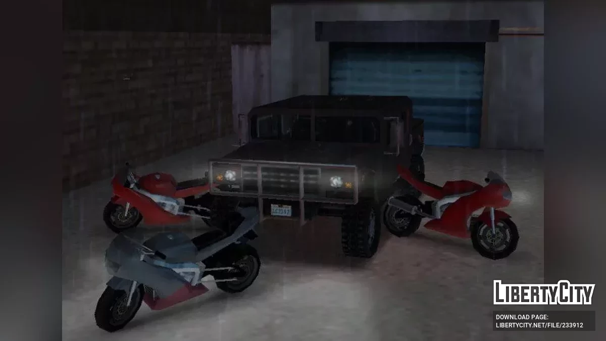 17 сохранений с уникальным транспортом / GTA Liberty City Stories