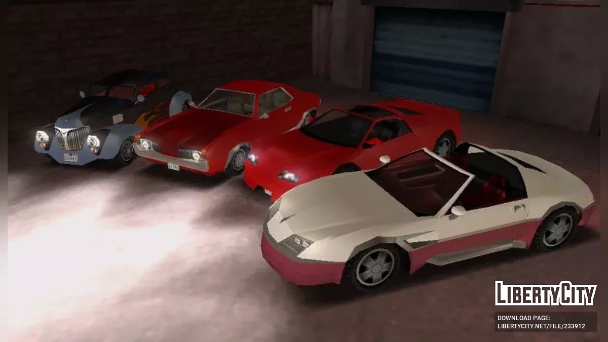 17 сохранений с уникальным транспортом / GTA Liberty City Stories