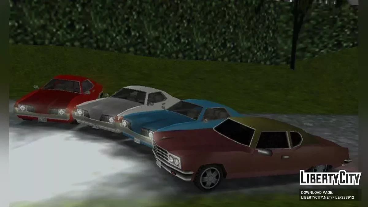 17 сохранений с уникальным транспортом / GTA Liberty City Stories