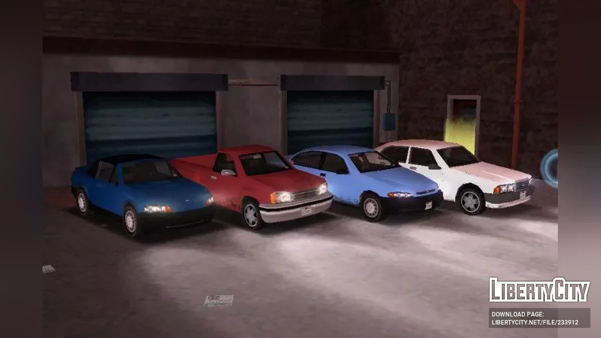 17 сохранений с уникальным транспортом / GTA Liberty City Stories