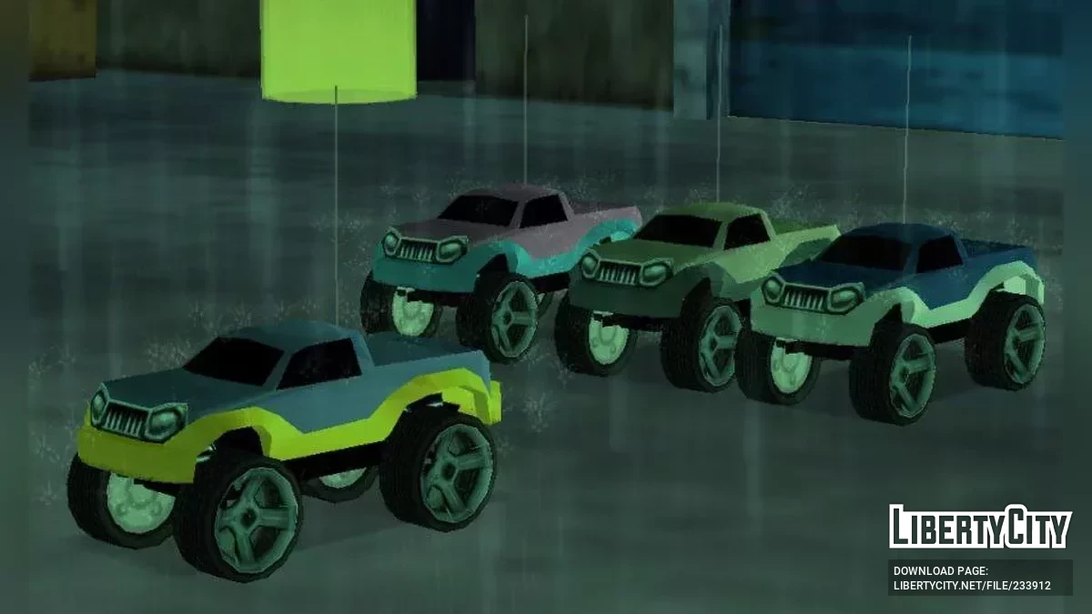 17 сохранений с уникальным транспортом / GTA Liberty City Stories