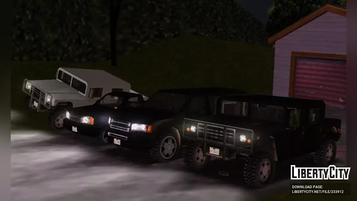 17 сохранений с уникальным транспортом / GTA Liberty City Stories