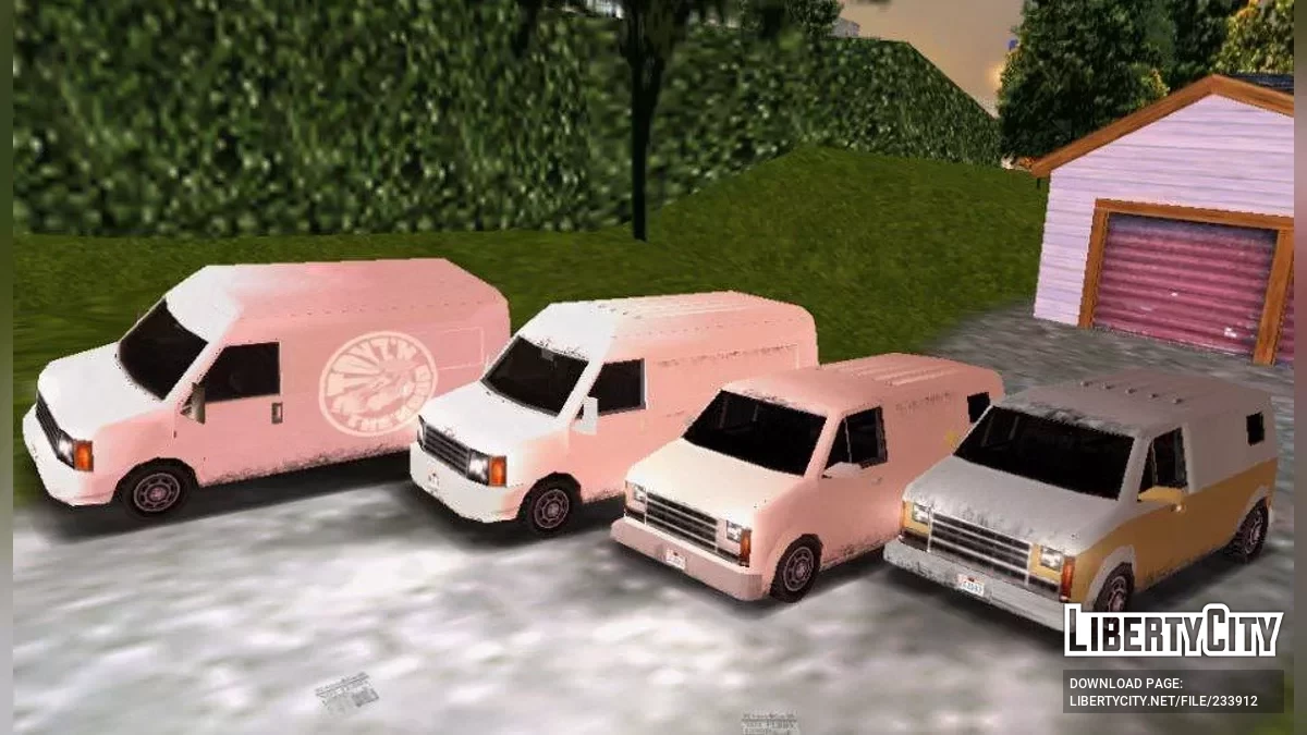 17 сохранений с уникальным транспортом / GTA Liberty City Stories