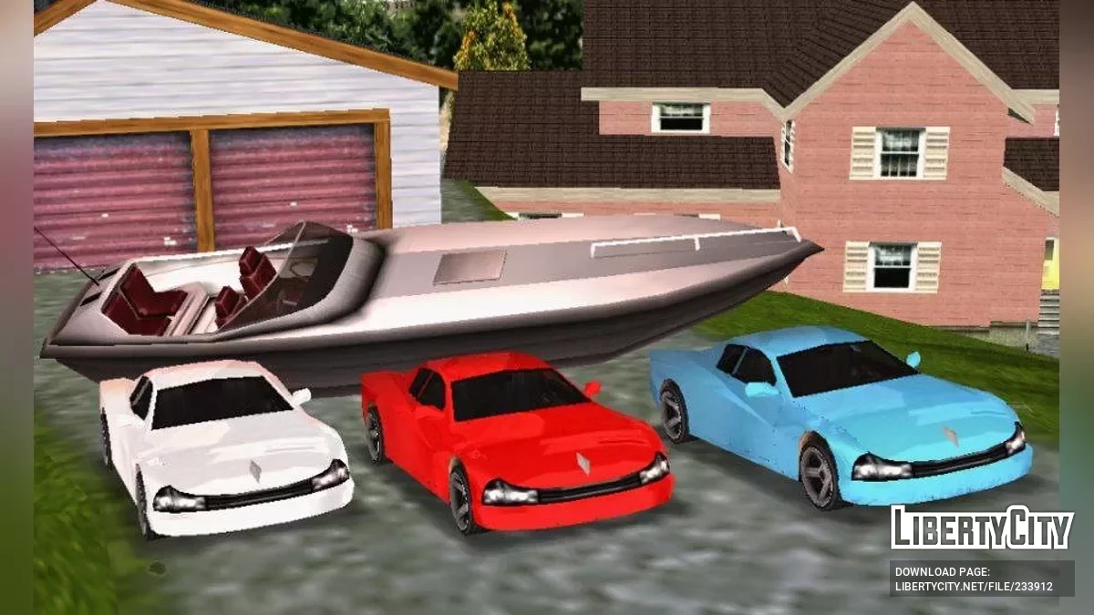 17 сохранений с уникальным транспортом / GTA Liberty City Stories