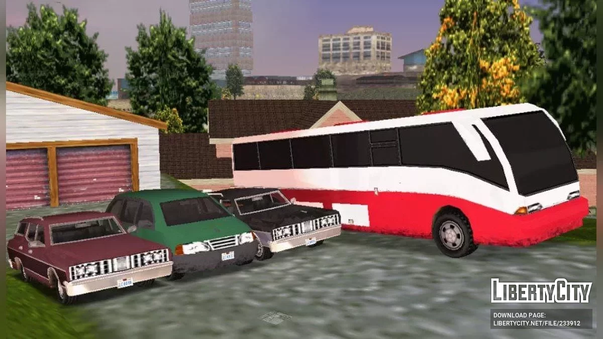 17 сохранений с уникальным транспортом / GTA Liberty City Stories