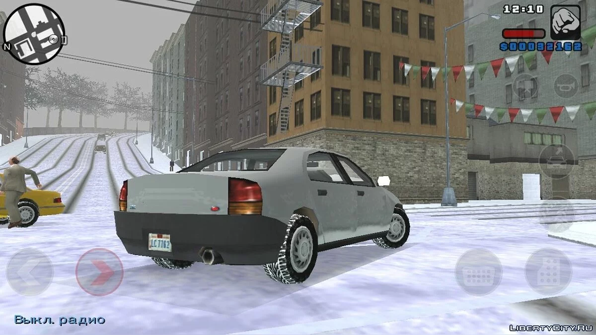 Winter Mod for GTA LCS Mobile / GTA Liberty City Stories (iOS, Android)