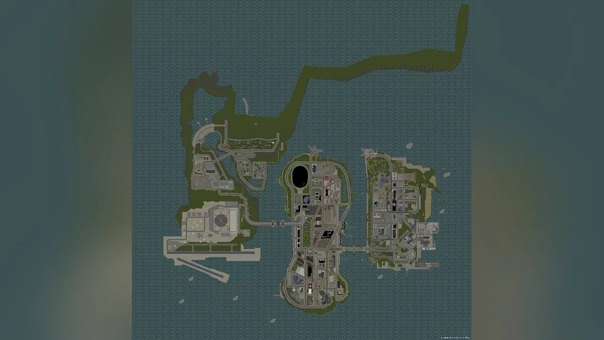 Радар как со спутника / GTA Liberty City Stories (iOS, Android)