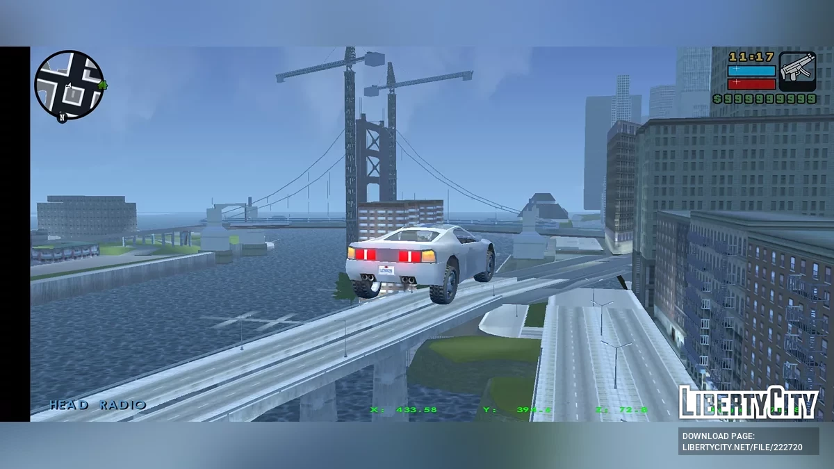 Возможность летать на автомобиле / GTA Liberty City Stories (iOS, Android)
