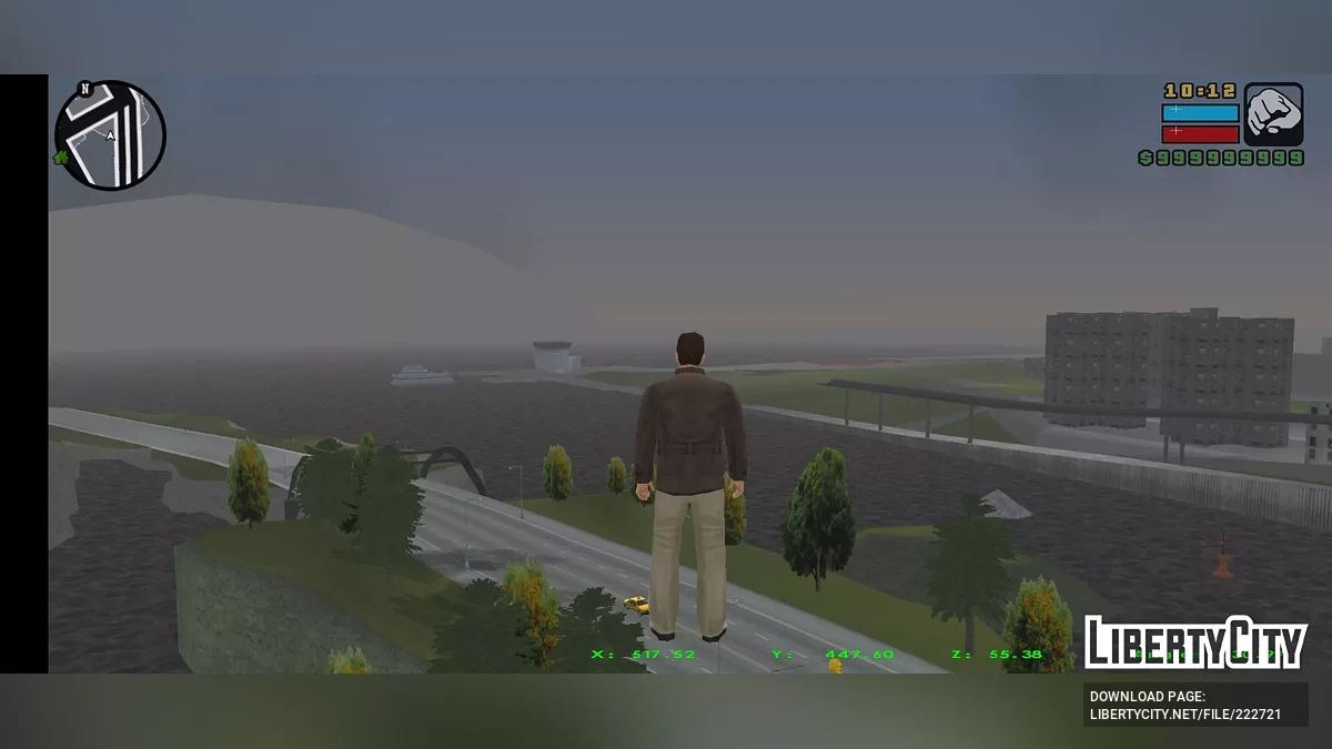 NoClip (Возможность летать сквозь объекты) / GTA Liberty City Stories (iOS, Android)