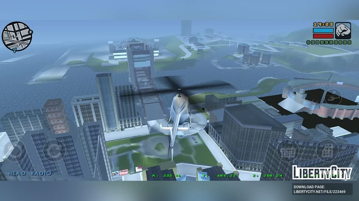 Бесконечный полёт на воздушном транспорте / GTA Liberty City Stories (iOS, Android)