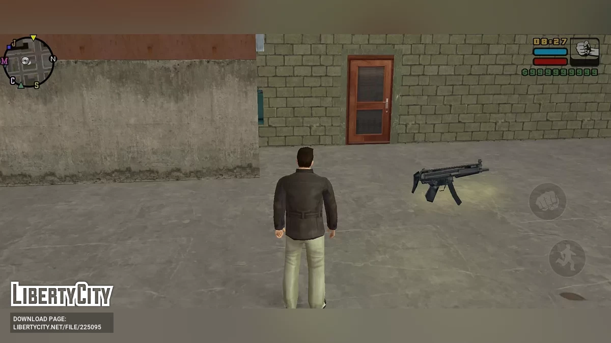 Неиспользуемое оружие в GTA LCS (мобильная версия) / GTA Liberty City Stories (iOS, Android)