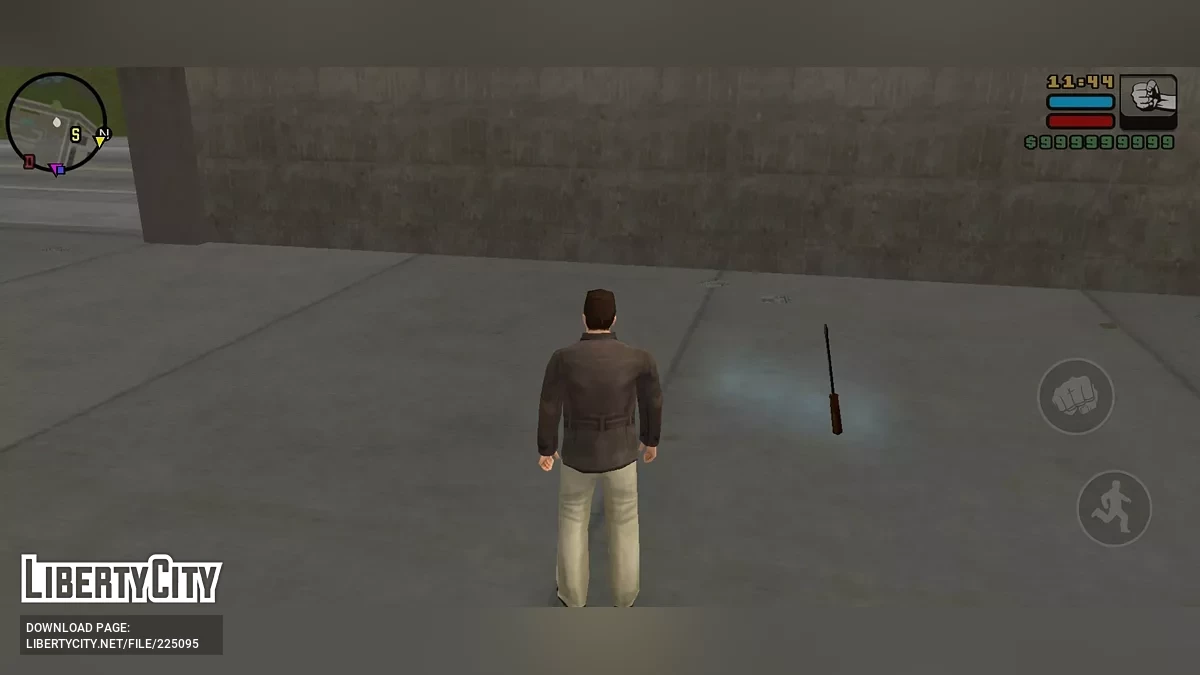 Неиспользуемое оружие в GTA LCS (мобильная версия) / GTA Liberty City Stories (iOS, Android)
