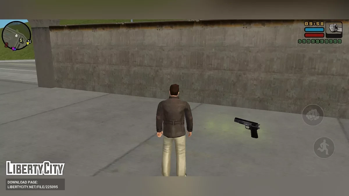 Неиспользуемое оружие в GTA LCS (мобильная версия) / GTA Liberty City Stories (iOS, Android)