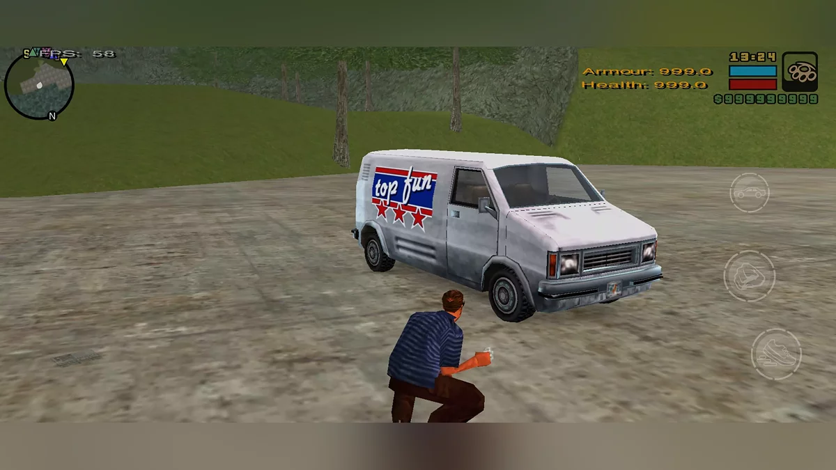 Неиспользуемые транспортные средства в GTA LCS (мобильная версия) / GTA Liberty City Stories (iOS, Android)