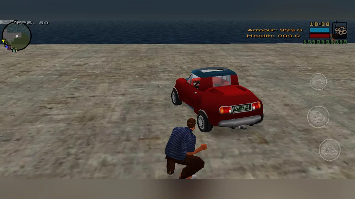 Неиспользуемые транспортные средства в GTA LCS (мобильная версия) / GTA Liberty City Stories (iOS, Android)