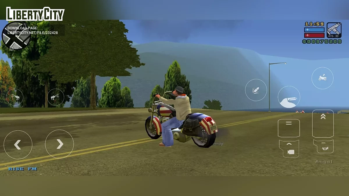 CarX Street Buttons (Mobile) / GTA Liberty City Stories (iOS, Android)