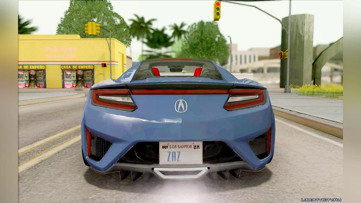 Acura NSX 2016 v1.0 SA Plate / GTA San Andreas