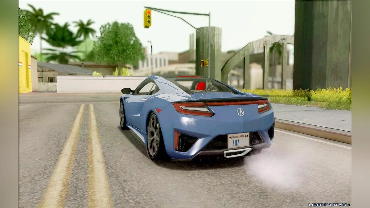 Acura NSX 2016 v1.0 SA Plate / GTA San Andreas