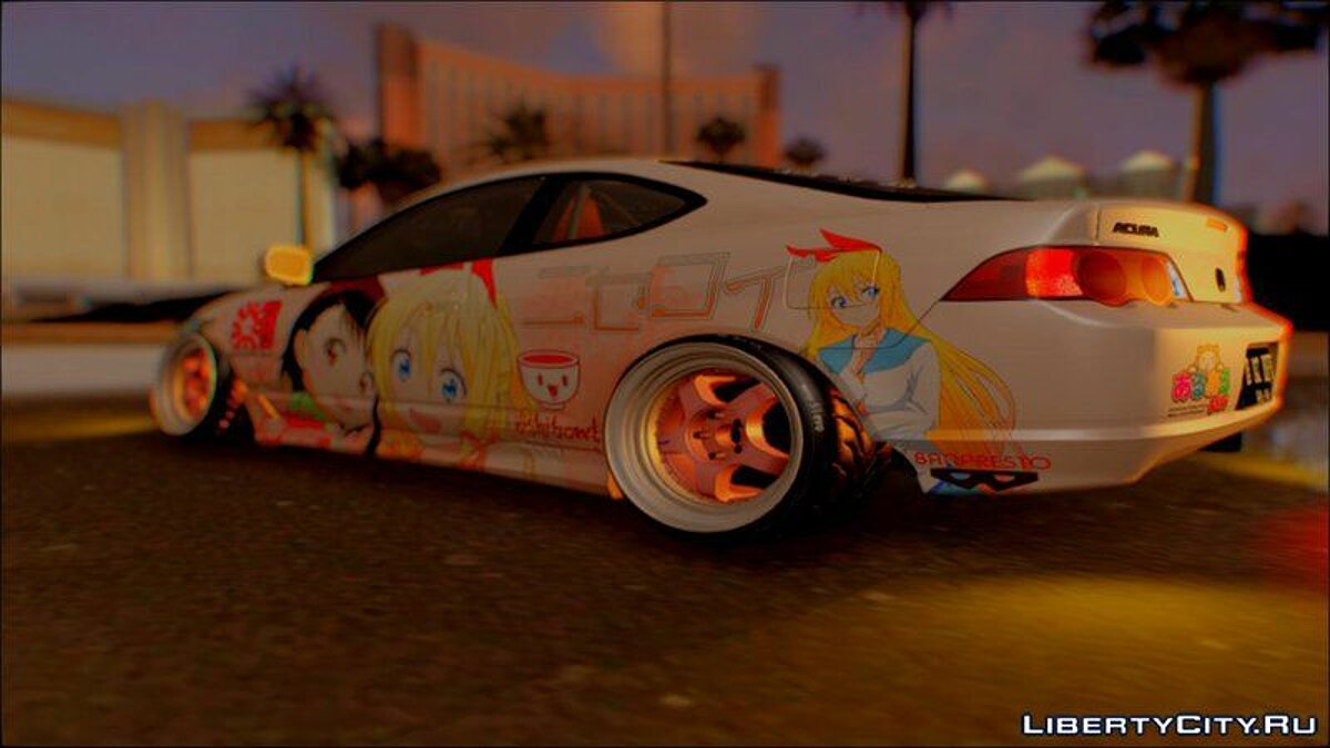 Скачать Acura RSX Type S Nisekoi Itasha 2002 для GTA San Andreas