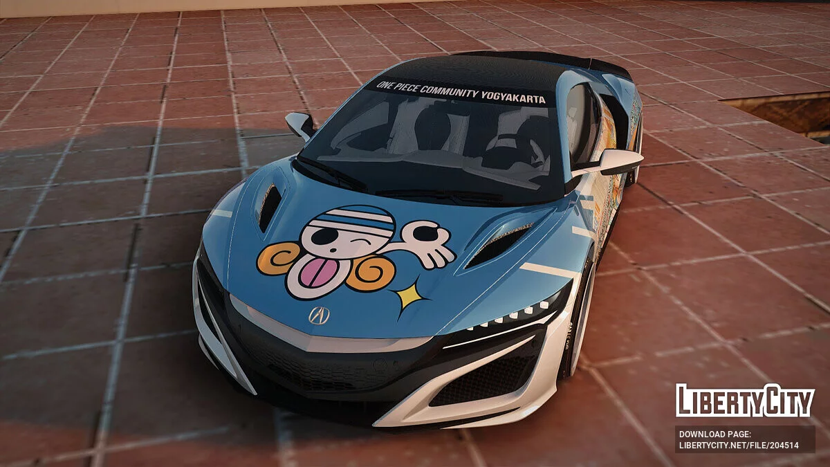 Acura NSX Stance 2017 Itasha Nami / GTA San Andreas