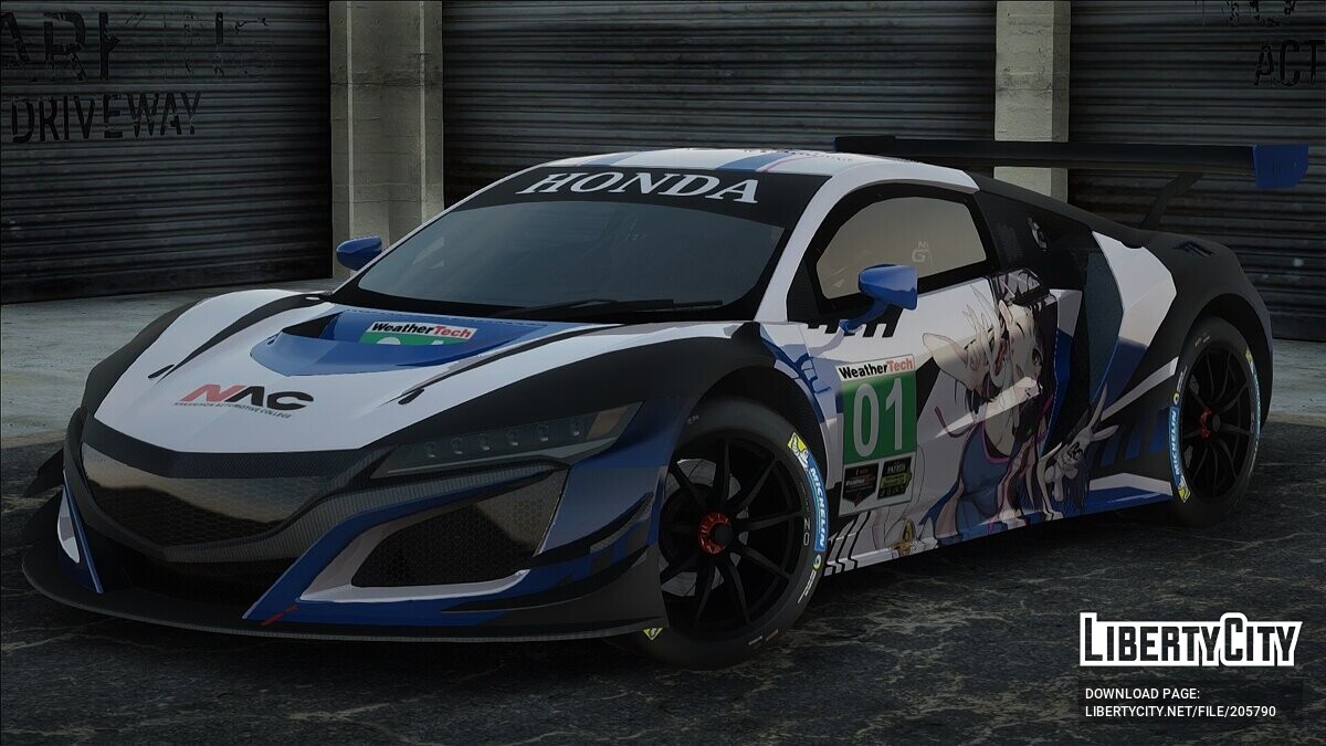 Скачать 2018 Acura NSX GT3 для GTA San Andreas