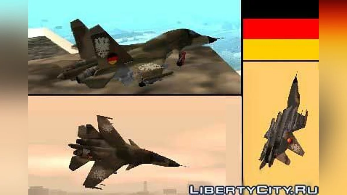 Sukhoi SU-34 German Skin / GTA San Andreas