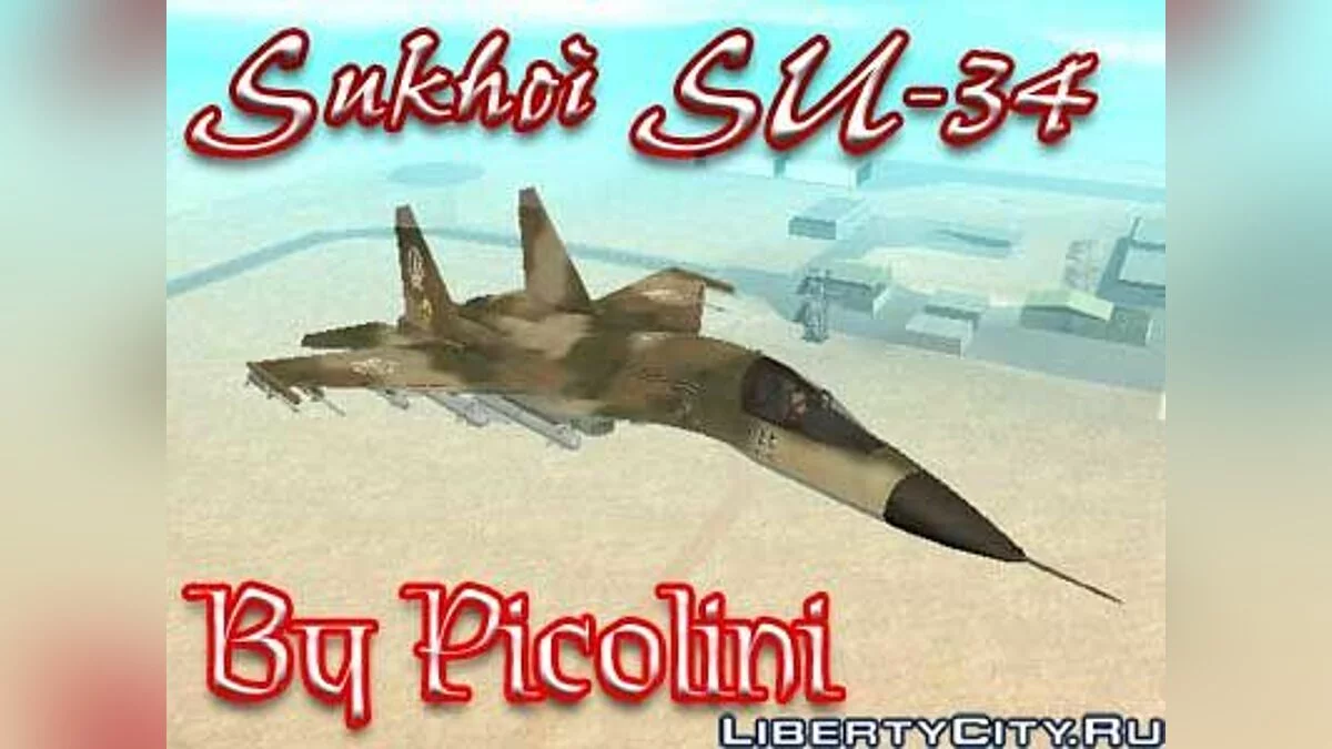 Sukhoi SU-34 Version 2 / GTA San Andreas