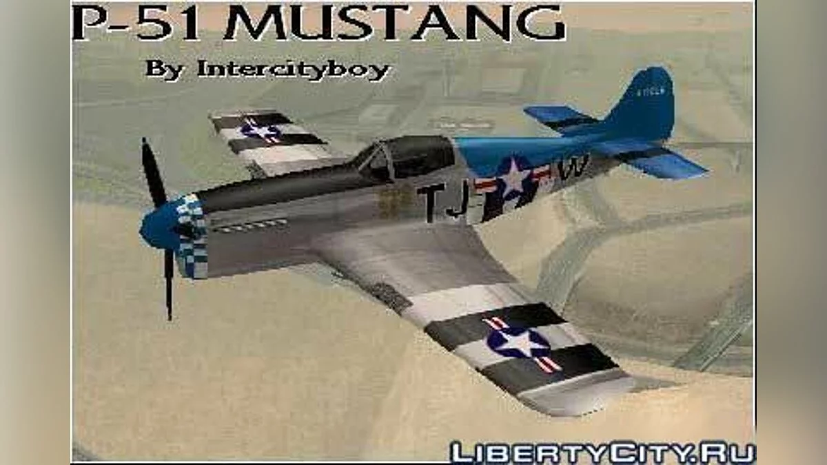 Real WWII P-51 Mustang / GTA San Andreas