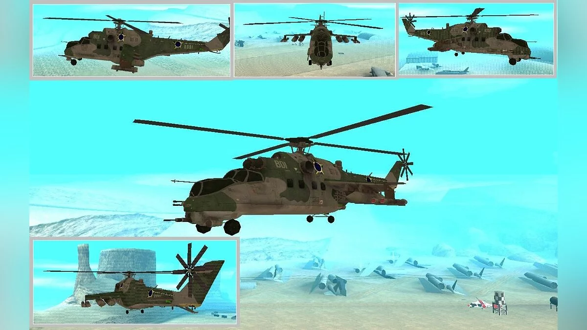 Вертолет из Conflict Global Shtorm / GTA San Andreas