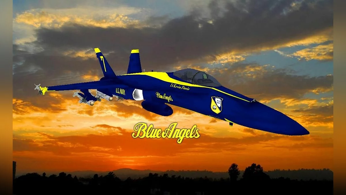Blue Angels Mod (HQ) для GTA San Andreas