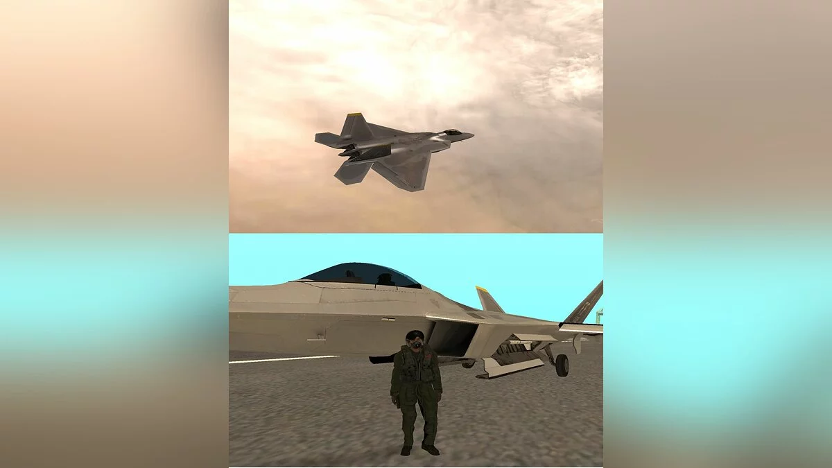 F/A-22 Raptor / GTA San Andreas