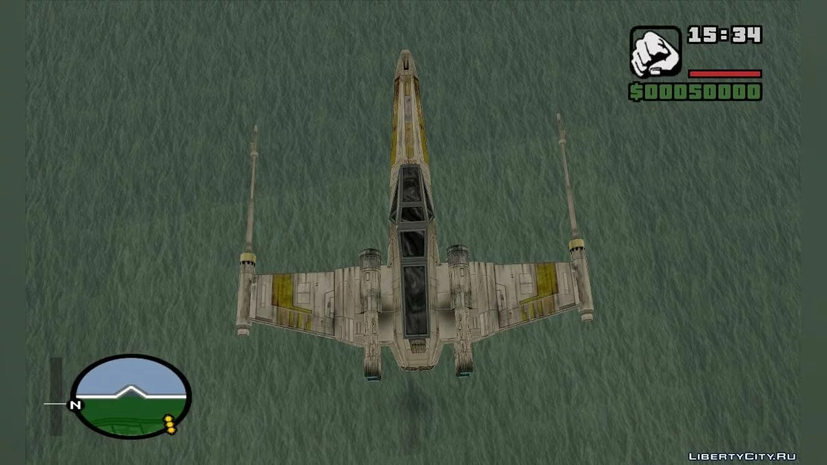 Звездолет из Star Wars / GTA San Andreas