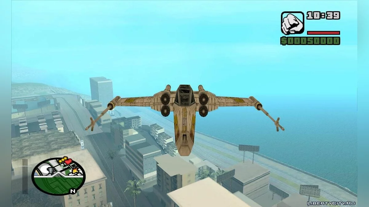 Звездолет из Star Wars / GTA San Andreas