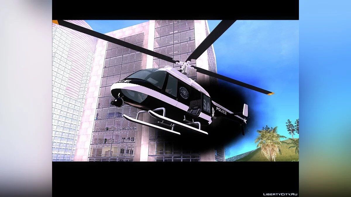 GTA IV Police Helicopter в SA-стиле / GTA San Andreas