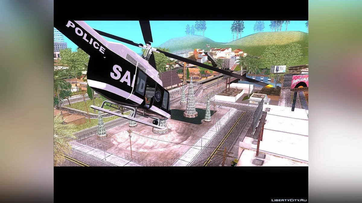 GTA IV Police Helicopter в SA-стиле / GTA San Andreas