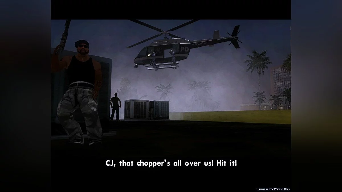 GTA IV Police Helicopter в SA-стиле / GTA San Andreas