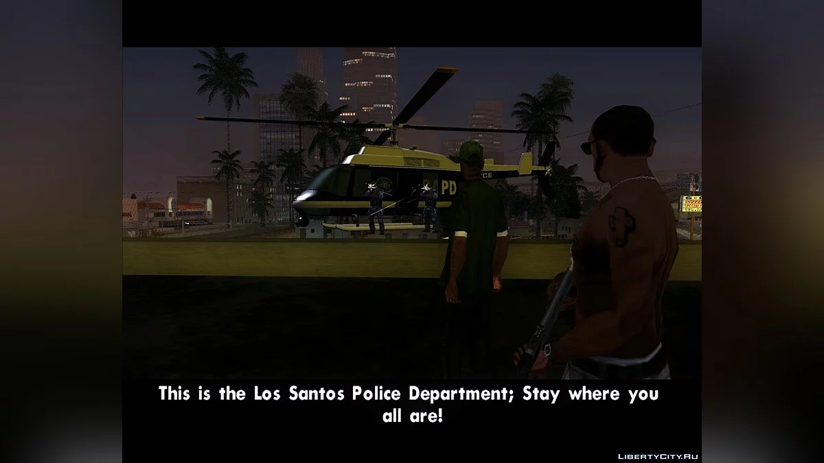 GTA IV Police Helicopter в SA-стиле / GTA San Andreas