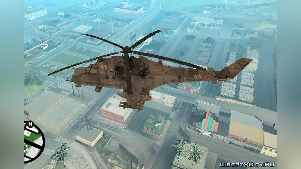 Ми-24 из COD MW 2 / GTA San Andreas
