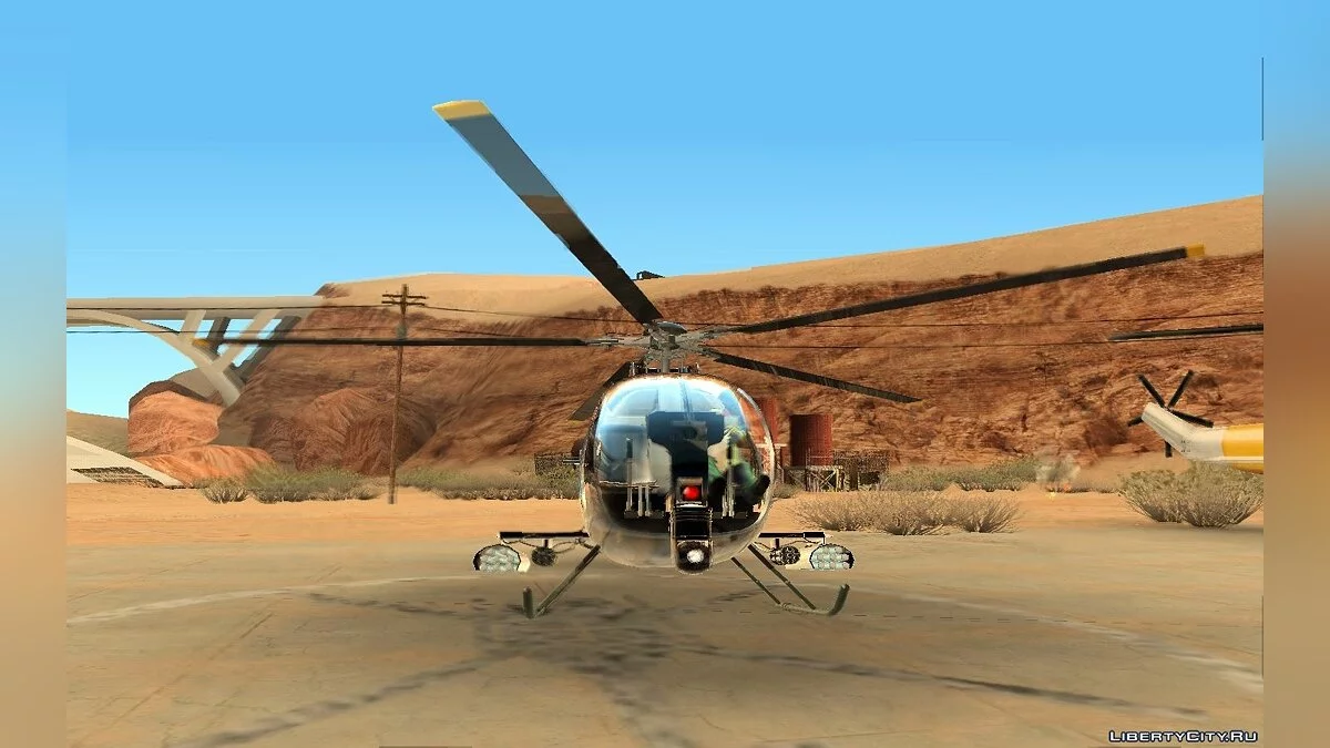 Buzzard Attack Chopper и Buzzard как в GTA 5  / GTA San Andreas