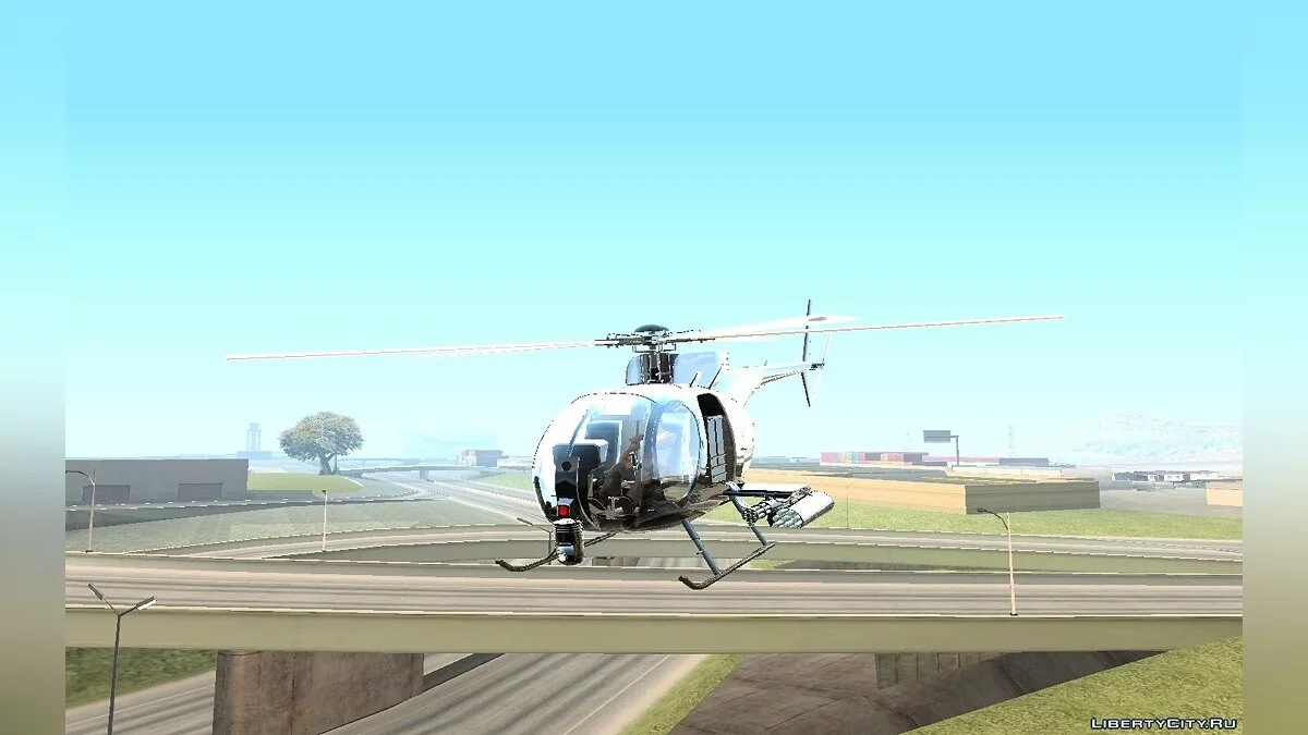 Buzzard Attack Chopper из GTA 5 (V3.0 Final) / GTA San Andreas