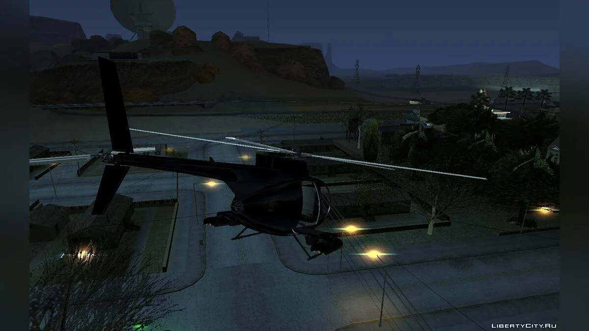 Buzzard Attack Chopper из GTA 5 (V3.0 Final) / GTA San Andreas
