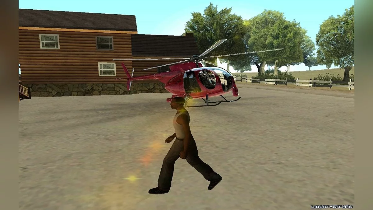 Buzzard Attack Chopper как в GTA 5 (V2) / GTA San Andreas