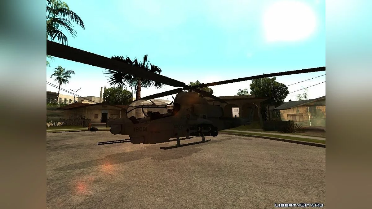 AH-1Z Super Cobra из Battlefield 2 / GTA San Andreas