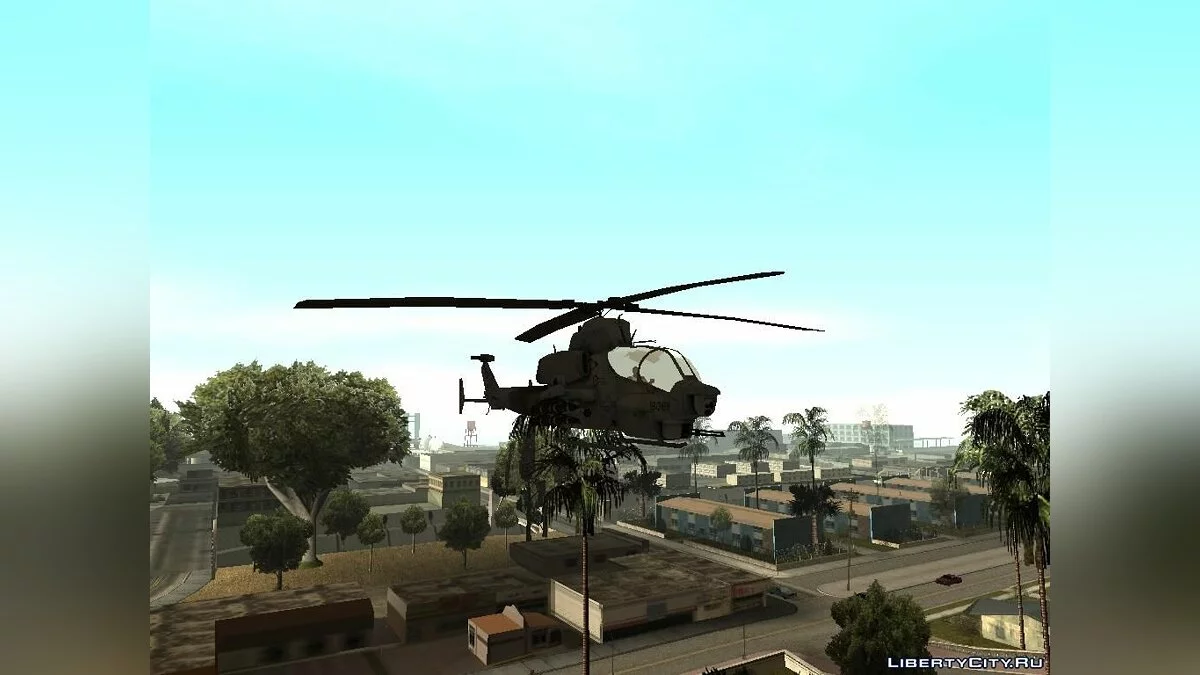 AH-1Z Super Cobra из Battlefield 2 / GTA San Andreas