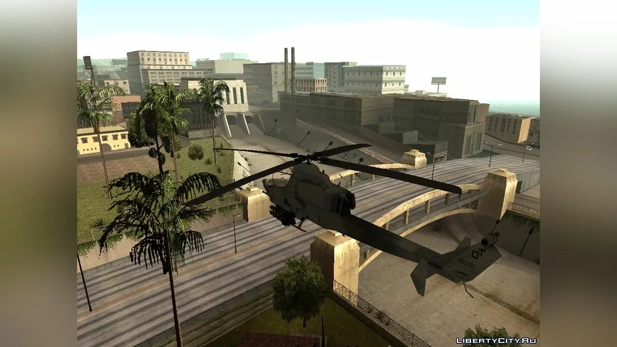 AH-1Z Super Cobra из Battlefield 2 / GTA San Andreas